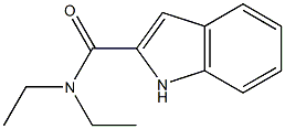 N,N-Diethyl-1H-indole-2-carboxamide Struktur