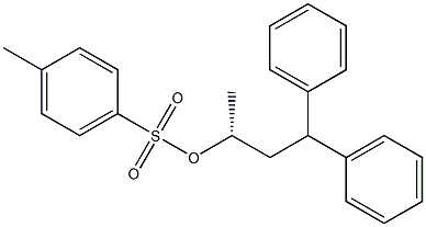 (+)-p-Toluenesulfonic acid (R)-4,4-diphenylbutane-2-yl ester Struktur