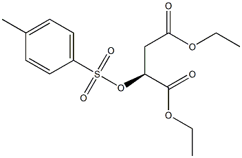 [S,(-)]-2-[(p-Tolylsulfonyl)oxy]succinic acid diethyl ester Struktur