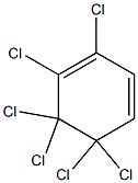 1,2,4-Trichloro-1,2,3-trichlorobenzene Struktur