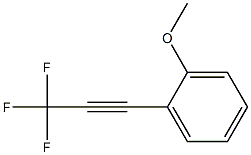 1-(2-Methoxyphenyl)-3,3,3-trifluoro-1-propyne Struktur