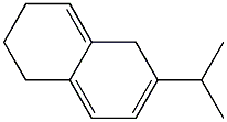 1,2,3,5-Tetrahydro-6-isopropylnaphthalene Struktur