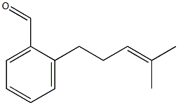 2-(4-Methyl-3-penten-1-yl)benzaldehyde Struktur