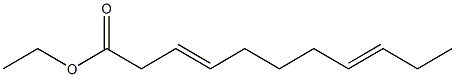 3,8-Undecadienoic acid ethyl ester Struktur