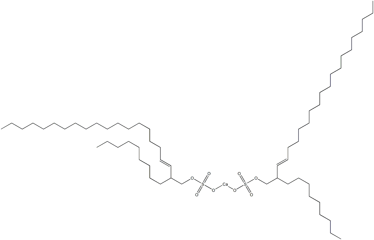 Bis(2-nonyl-3-henicosenyloxysulfonyloxy)calcium Struktur