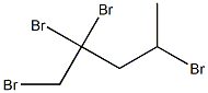 1,2,2,4-Tetrabromopentane Struktur