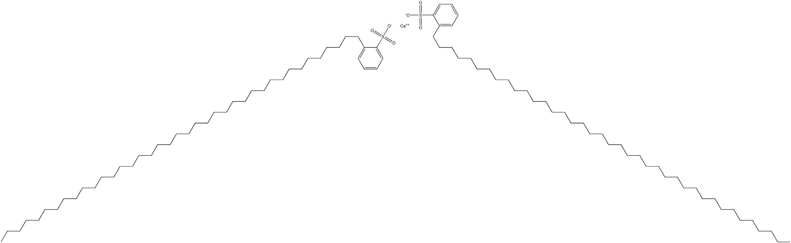 Bis[2-(nonatriacontan-1-yl)benzenesulfonic acid]calcium salt Struktur