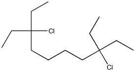 3,8-Dichloro-3,8-diethyldecane Struktur