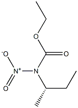 (+)-[(S)-sec-Butyl]nitrocarbamic acid ethyl ester Struktur