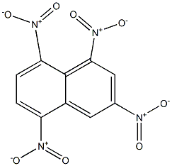 1,3,5,8-Tetranitronaphthalene Struktur