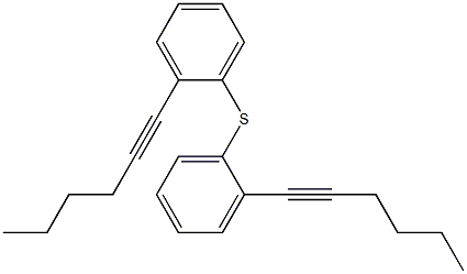 1-Hexynylphenyl sulfide Struktur