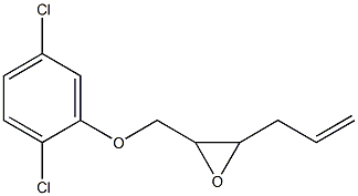 2,5-Dichlorophenyl 3-allylglycidyl ether Struktur