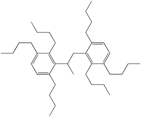 3,3'-(1,2-Propanediyl)bis(1,2,4-tributylbenzene) Struktur