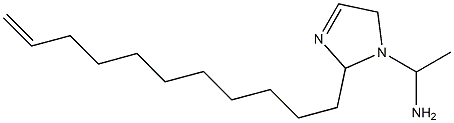 1-(1-Aminoethyl)-2-(10-undecenyl)-3-imidazoline Struktur