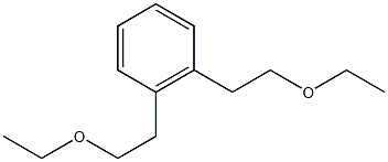 2,3-Di(2-ethoxyethyl)benzene Struktur