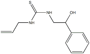 1-(2-Hydroxy-2-phenylethyl)-3-(2-propenyl)thiourea Struktur