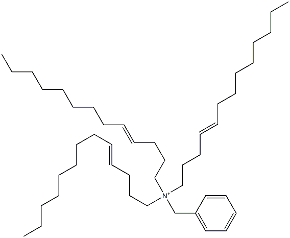 Tri(4-tridecenyl)benzylaminium Struktur