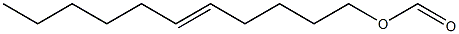 Formic acid 5-undecenyl ester Struktur