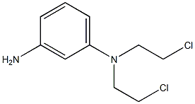 N,N-Bis(2-chloroethyl)-1,3-benzenediamine Struktur