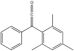 Phenyl(mesityl)ketene Struktur