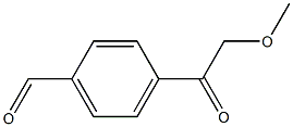 4-(Methoxyacetyl)benzaldehyde Struktur