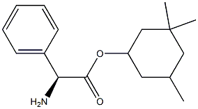 2-(Phenyl)glycine 3,3,5-trimethylcyclohexyl ester Struktur