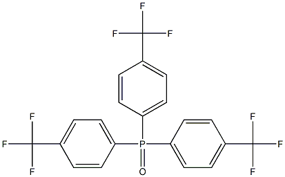 Tris[4-(trifluoromethyl)phenyl]phosphine oxide Struktur