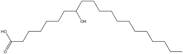 8-Hydroxyicosanoic acid Struktur