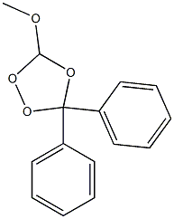 3-Methoxy-5,5-diphenyl-1,2,4-trioxolane Struktur