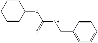 N-Benzylcarbamic acid 2-cyclohexenyl ester Struktur