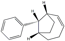 (1S,6S,9S)-9-Phenylbicyclo[4.2.1]non-2-ene Struktur