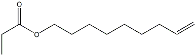 Propionic acid 8-nonenyl ester Struktur