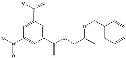 (-)-3,5-Dinitrobenzoic acid (R)-2-(benzyloxy)propyl ester Struktur