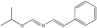 1-Phenyl-N-[(isopropyloxy)methylene]ethenamine Struktur