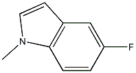 1-Methyl-5-fluoro-1H-indole Struktur