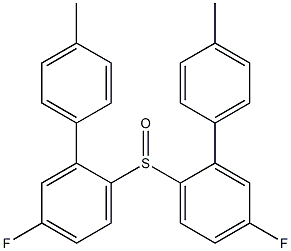 p-Tolyl(4-fluorophenyl) sulfoxide Struktur