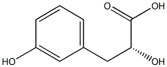 (R)-2-Hydroxy-3-(3-hydroxyphenyl)propionic acid Struktur