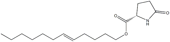 (S)-5-Oxopyrrolidine-2-carboxylic acid 5-dodecenyl ester Struktur