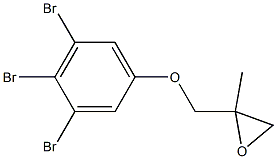 3,4,5-Tribromophenyl 2-methylglycidyl ether Struktur