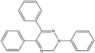 2,5,6-Triphenyl-2,3-dihydro-1,2,4-triazine Struktur