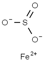 Sulfurous acid iron(II) salt Struktur