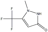 1-Methyl-5-trifluoromethyl-1,2-dihydropyrazol-3-one Struktur