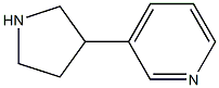 3-(3-Pyrrolidinyl)pyridine Struktur