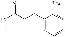 3-(2-Aminophenyl)-N-methylpropanamide Struktur