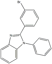 1-phenyl-2-(3-bromophenyl)benzimidazole
 Struktur