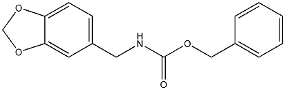 benzyl (benzo[d][1,3]dioxol-5-ylmethyl)carbamate Struktur