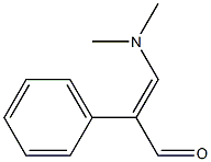 (E)-3-(dimethylamino)-2-phenylacrylaldehyde Struktur