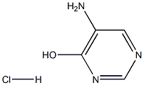 5-Aminopyrimidin-4-ol HCl Struktur