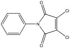 2,3-Dichloro-N-phenylmaleimide Struktur