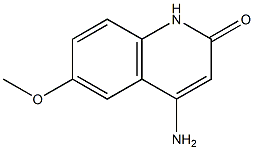 4-Amino-6-methoxyquinoline-2-one Struktur